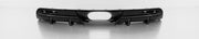 Rear diffusor centered, satin black
