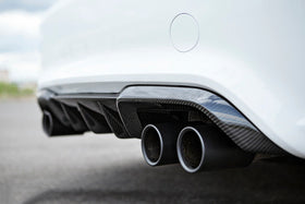 Carbon Pre-Preg M Performance Style Rear Diffuser for BMW M2 inc. Competition F87 - MODE Auto Concepts