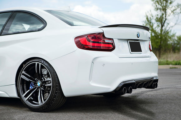 Carbon Pre-Preg M Performance Style Rear Diffuser for BMW M2 inc. Competition F87