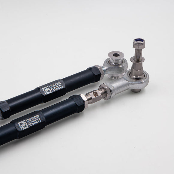 Suspension Secrets Adjustable Rear Toe Arms / Links - Porsche 981 / 718 Cayman GTS