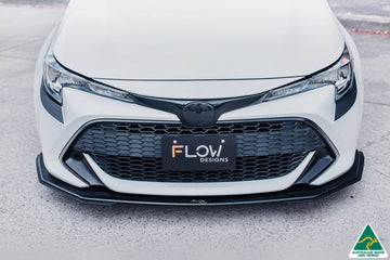 FLOW Designs  Corolla MZEA12R/ZWE211R 2018-2022 Front Lip Splitter Extensions (Pair) - MODE Auto Concepts
