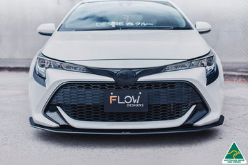 FLOW Designs  Corolla MZEA12R/ZWE211R 2018-2022 Front Lip Splitter & Reinforcement Brackets - MODE Auto Concepts