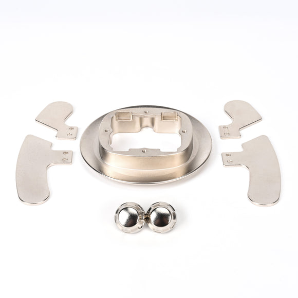 JQ Werks supplier 15801951977758 image 5: JQ Werks MADTRACE® GEN 2 RACING STEERING WHEEL ELECTROLESS NICKEL PLATED ACCESSORY KIT