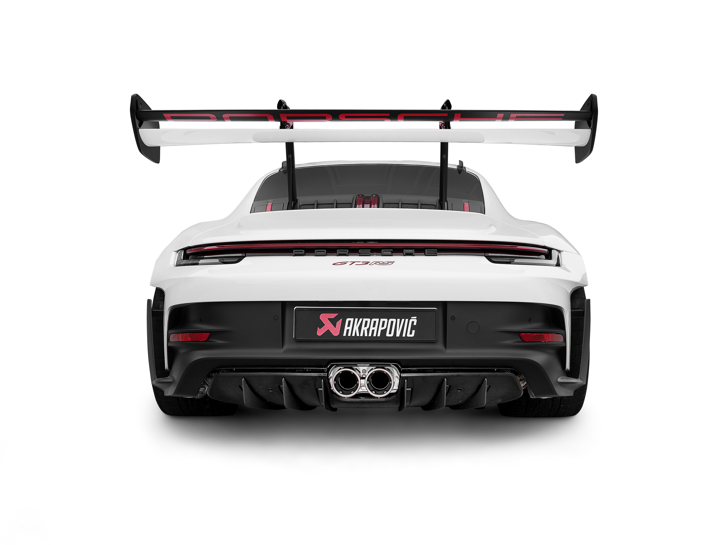 Akrapovič Porsche 992 911 GT3 RS Slip-On Race Line Adapter Set (SS) - 0