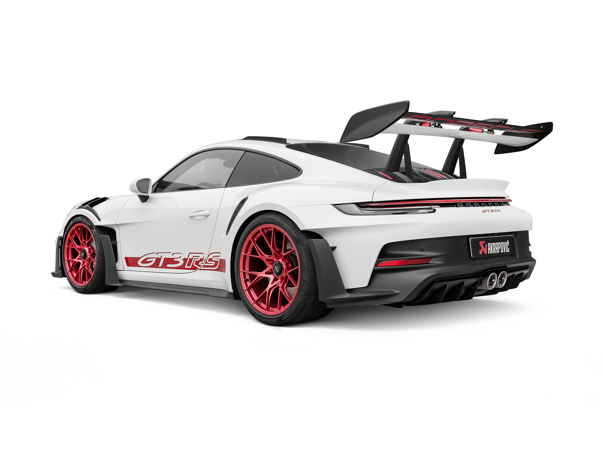 Akrapovič Porsche 992 911 GT3 RS Slip-On Race Line Adapter Set (SS)