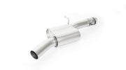Stainless steel resonated cat-back section, replaces front silencer, incl. EC homologation