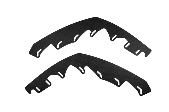 FLOW Designs  S15 / 200SX Aero Front Lip Splitter Extensions (Pair - For Aero Front Bar) - MODE Auto Concepts