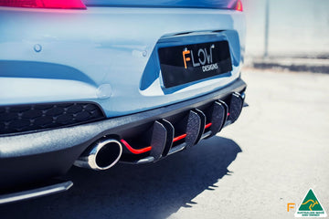 FLOW Designs  i30N Hatch PD (2018-2020) Flow-Lock Rear Diffuser - MODE Auto Concepts