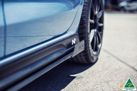 FLOW Designs  i30N Hatch PD (2018-2020) Side Skirt Splitter Winglets (Pair) - MODE Auto Concepts