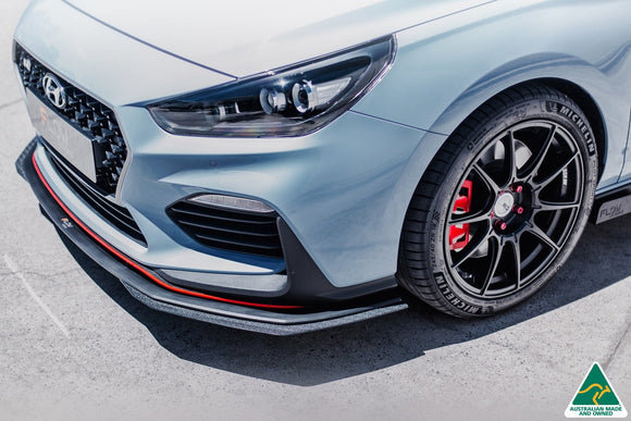 i30N Fastback PD Front Lip Splitter & Reinforcement Brackets - MODE Auto Concepts