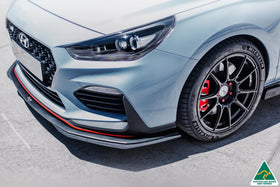 FLOW Designs  i30N Hatch PD (2018-2020) Front Lip Splitter Extensions (Pair) - MODE Auto Concepts