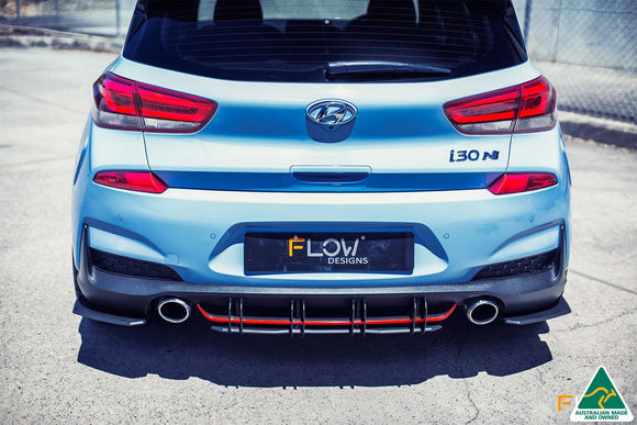 FLOW Designs  i30N Hatch PD (2018-2020) Flow-Lock Rear Diffuser - MODE Auto Concepts