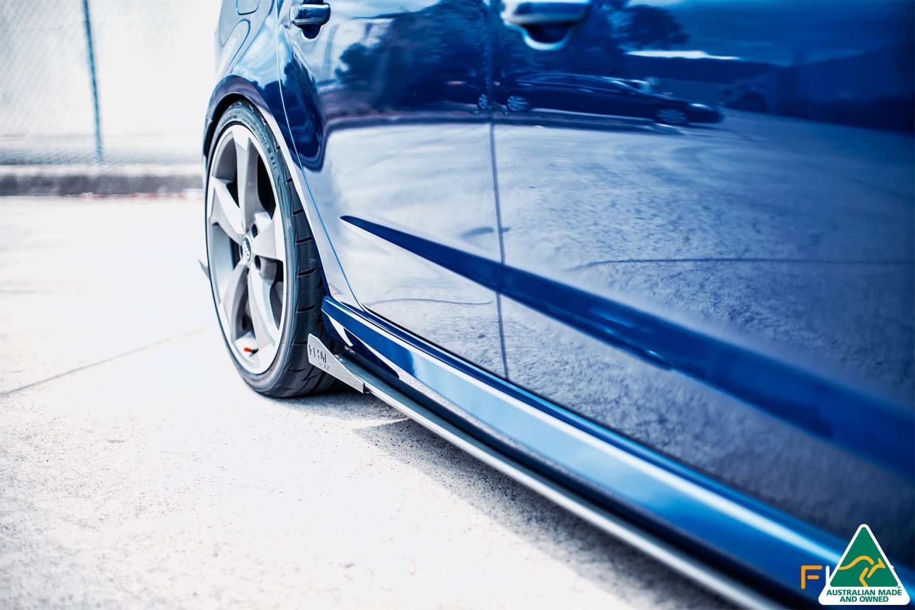 FLOW Designs  RS3 8V Sportback (Pre-Facelift) Side Skirt Splitters V3 (Pair) - MODE Auto Concepts