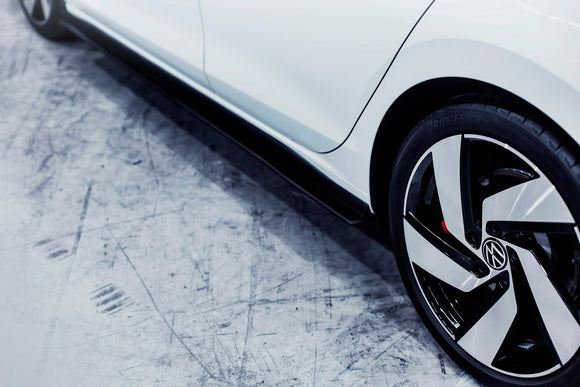 FLOW Designs  MK8 Golf GTI Side Skirt Splitters (Pair) - MODE Auto Concepts