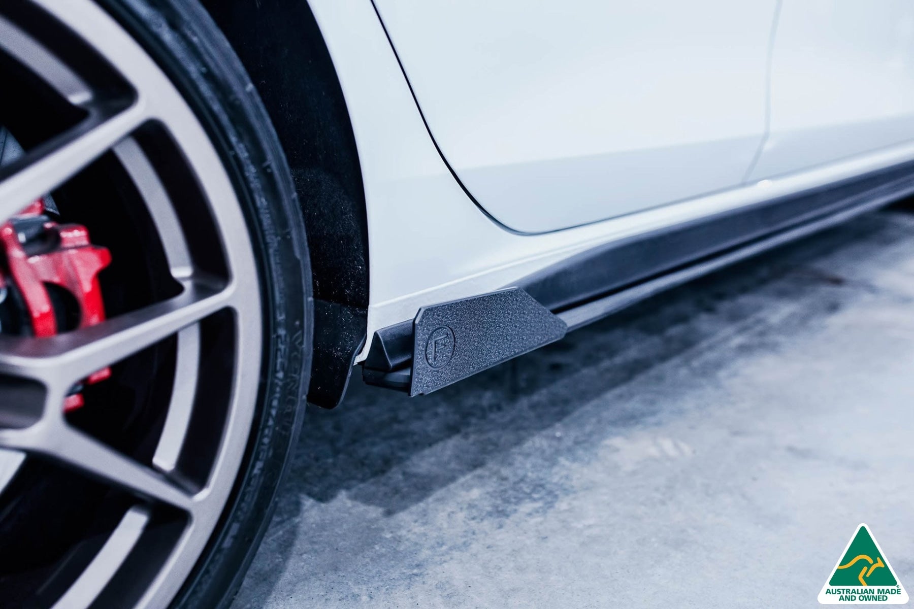 FLOW Designs  MK8 Golf GTI Side Skirt Splitter Winglets (Pair) - MODE Auto Concepts