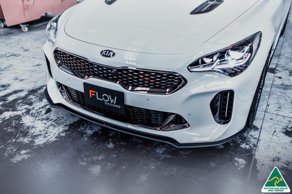 FLOW Designs  Stinger CK GT 2021-2022 Front Lip Splitter & Bumper Reinforcement Brackets - MODE Auto Concepts