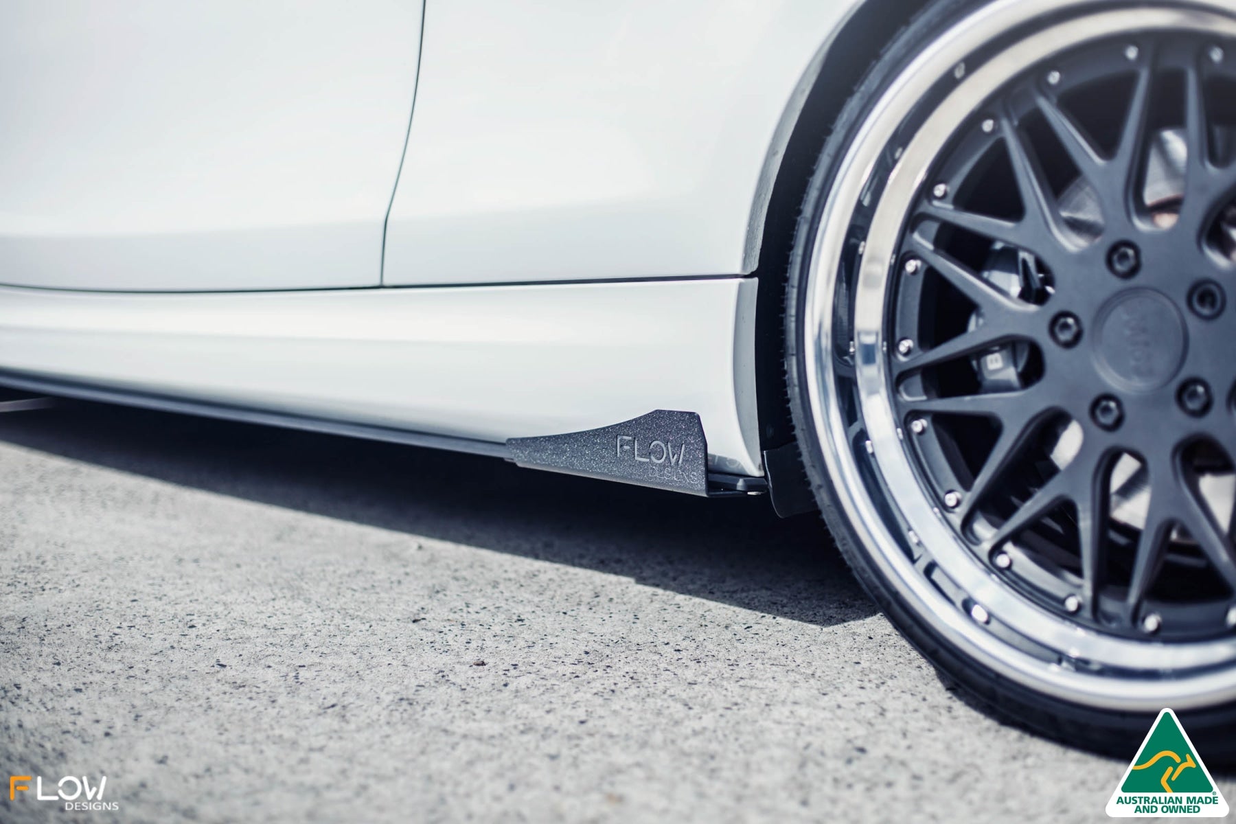 FLOW Designs BMW E82 M Sport Side Skirt Splitters V3 (Pair)