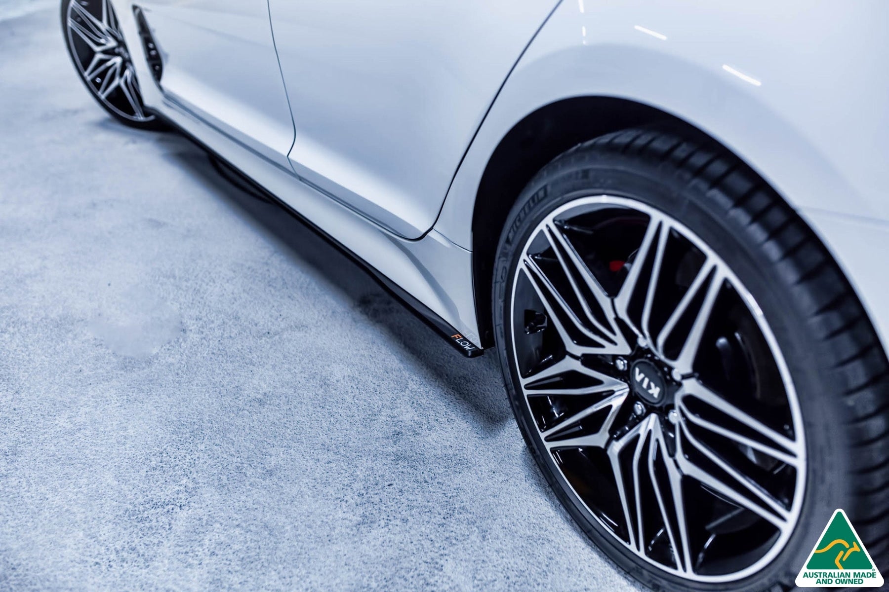 FLOW Designs  Stinger CK GT 2021-2022 Side Skirt Splitters (Pair) - MODE Auto Concepts