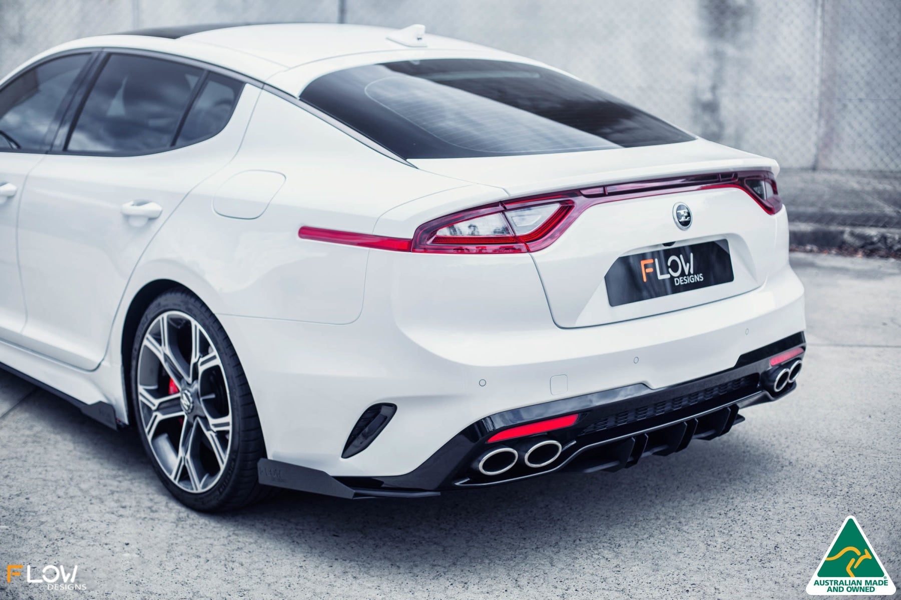 FLOW Designs  Stinger CK GT 2017-2020 Flow-Lock Rear Diffuser - MODE Auto Concepts