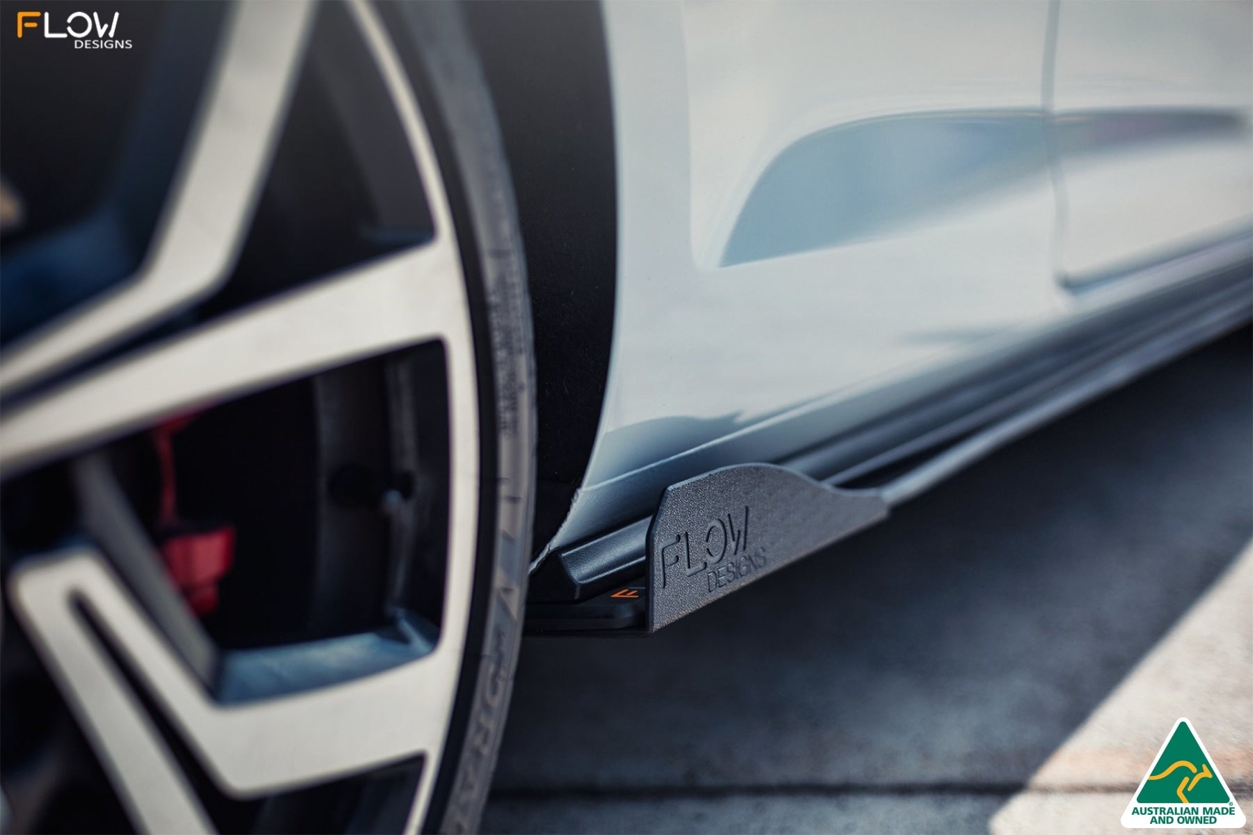 FLOW Designs  MK7.5 Golf GTI Side Skirt Splitters (Pair)