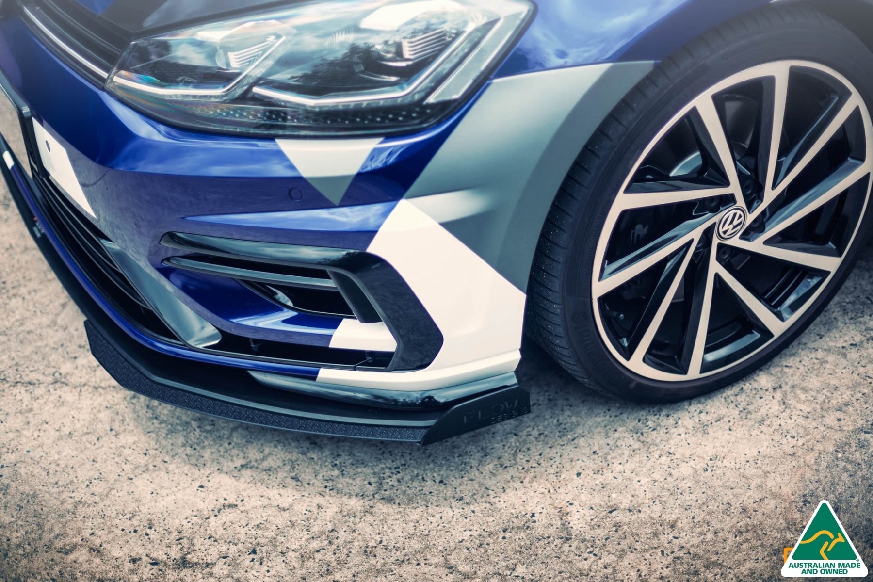 FLOW Designs  MK7.5 Golf R Front Lip Splitter