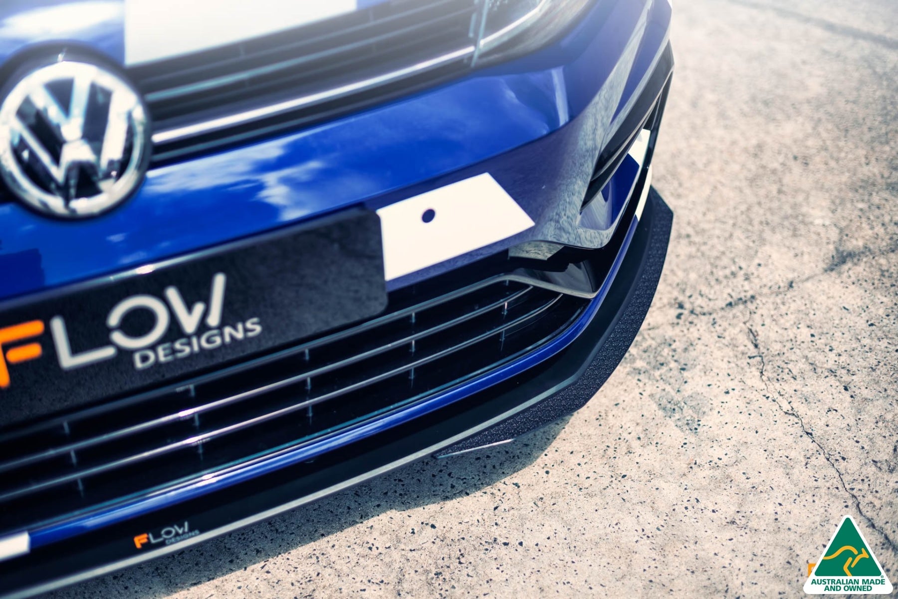 FLOW Designs  MK7.5 Golf R Front Lip Splitter