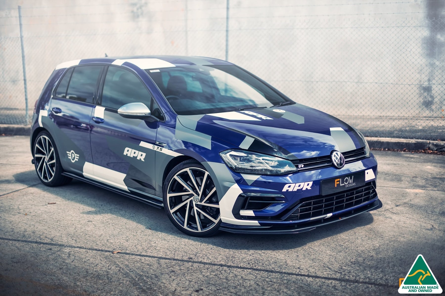 FLOW Designs  MK7.5 Golf R Side Skirt Splitters (Pair)