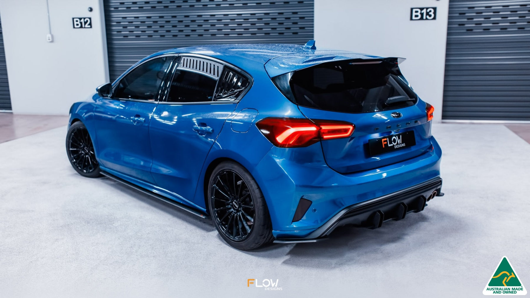 FLOW Designs  MK4 Focus ST-Line Side Skirt Splitters (Pair) - MODE Auto Concepts