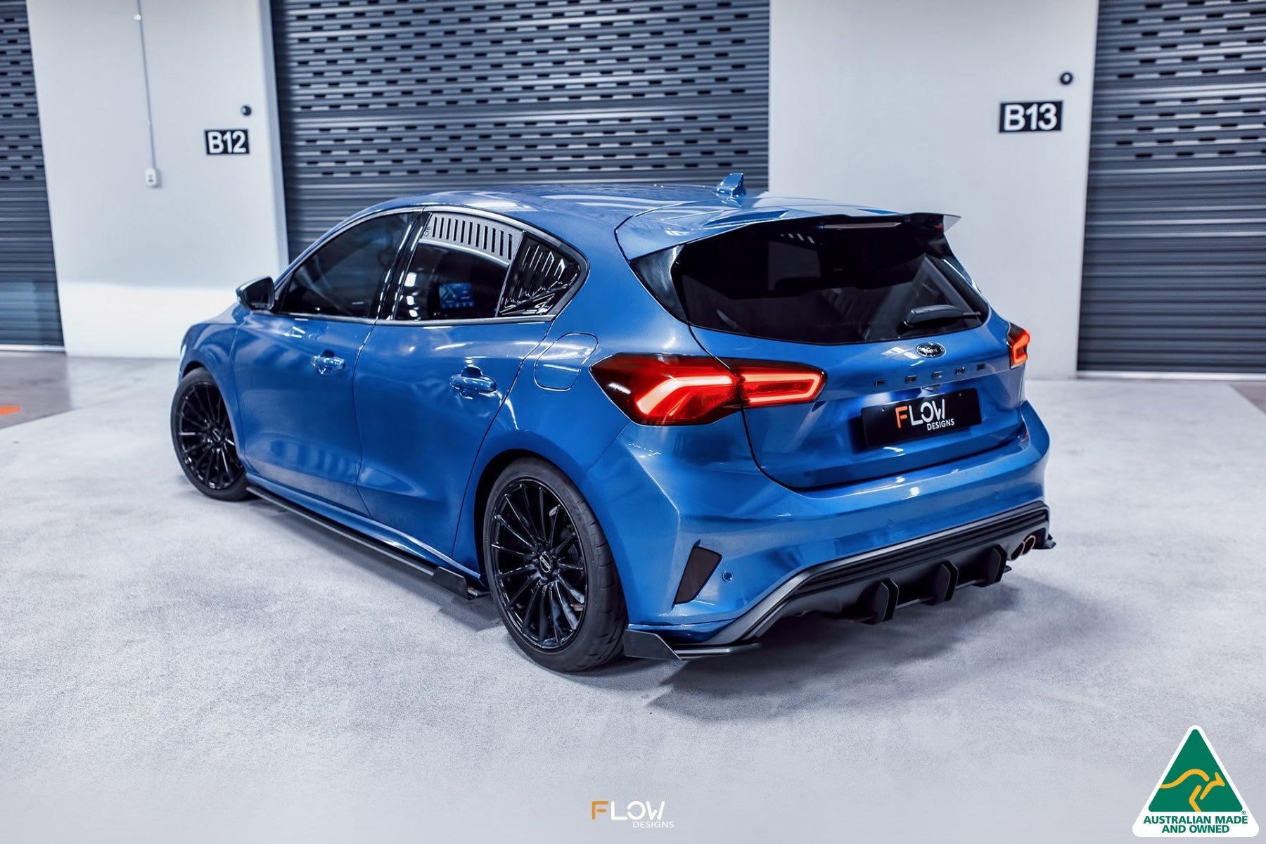 FLOW Designs  MK4 Focus ST-Line Rear Spat Winglets (Pair) - MODE Auto Concepts