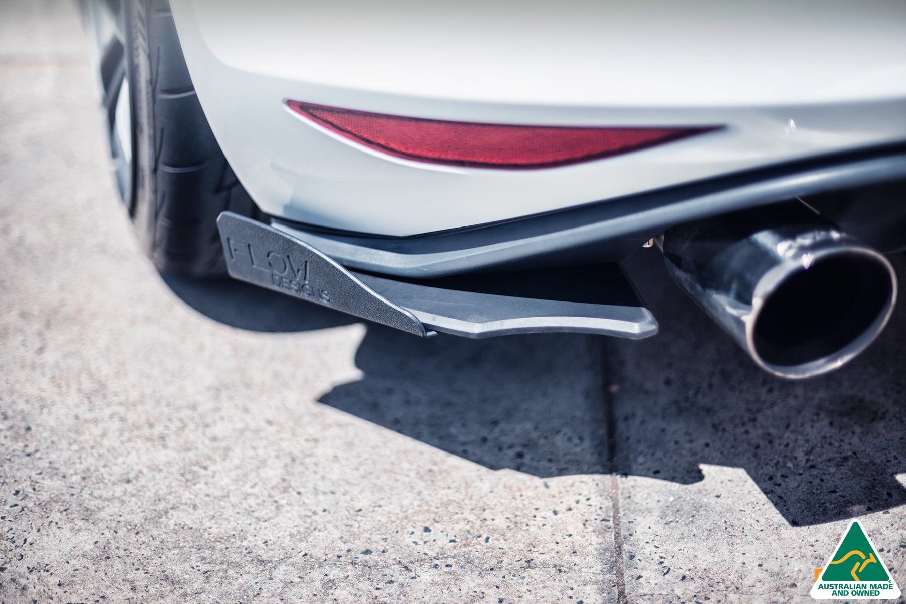 FLOW Designs  MK7 Golf GTI Rear Spats (Pair) & Flow-Lock Fins
