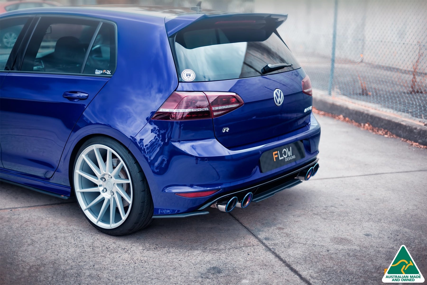 FLOW Designs  MK7 Golf R Rear Pods/Spats V3 (Pair)