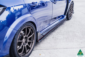 FLOW Designs  FK8 Civic Type R Side Skirt Splitters (Pair) - MODE Auto Concepts