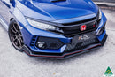 FLOW Designs  FK8 Civic Type R Front Lip Splitter - MODE Auto Concepts
