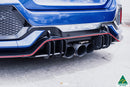 FLOW Designs  FK8 Civic Type R Flow-Lock Rear Diffuser - MODE Auto Concepts