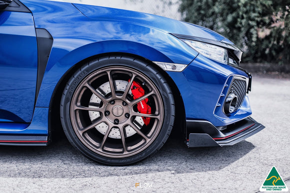 FLOW Designs  FK8 Civic Type R Front Lip Splitter Winglets (Pair) - MODE Auto Concepts