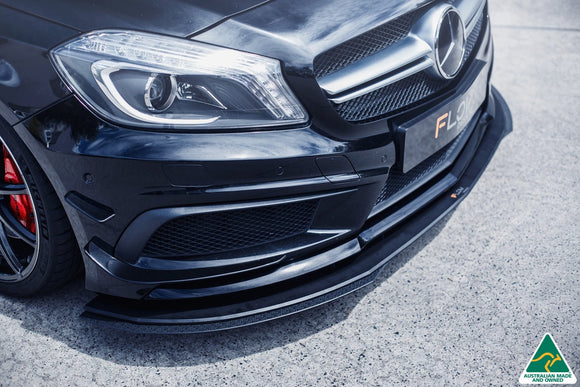 FLOW Designs  A45 AMG W176 (PFL) Front Lip Splitter - MODE Auto Concepts