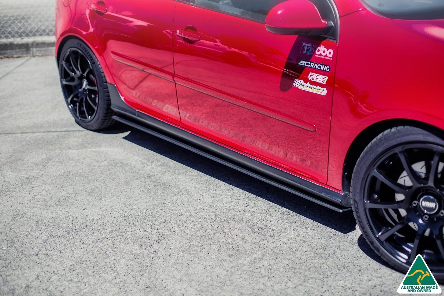 FLOW Designs  MK5 Golf GTI Side Skirt Splitters (Pair) - 0