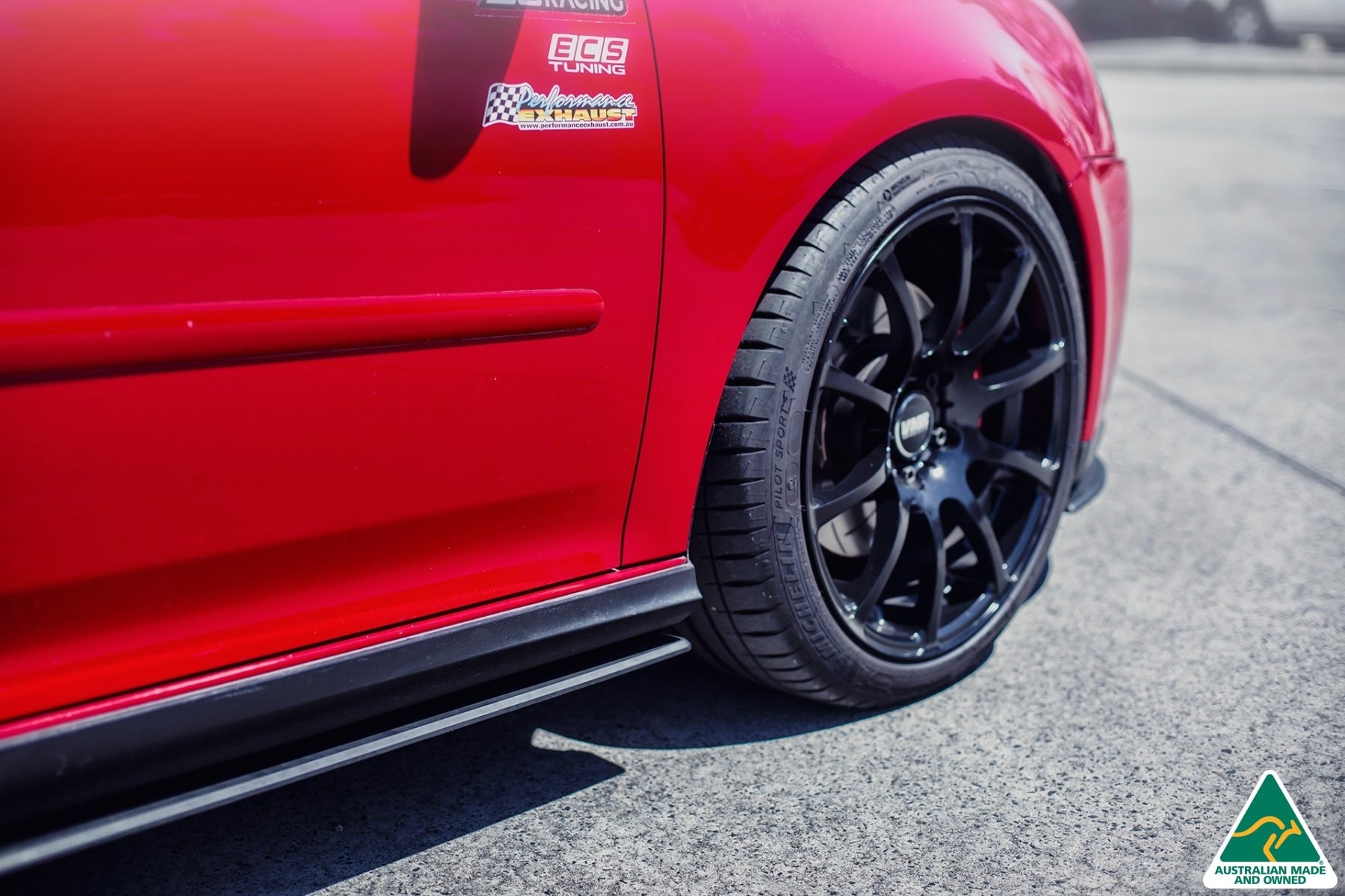 FLOW Designs  MK5 Golf GTI Side Skirt Splitters (Pair)