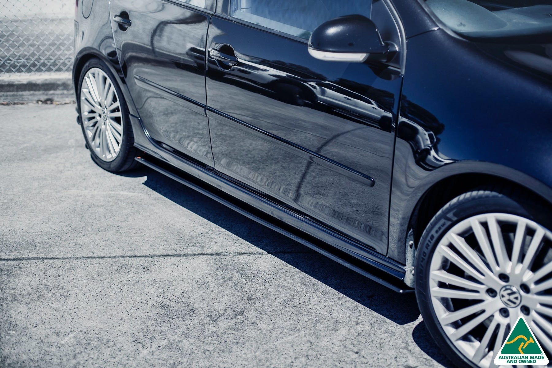 FLOW Designs  MK5 Golf R32 Side Skirt Splitters (Pair) - 0