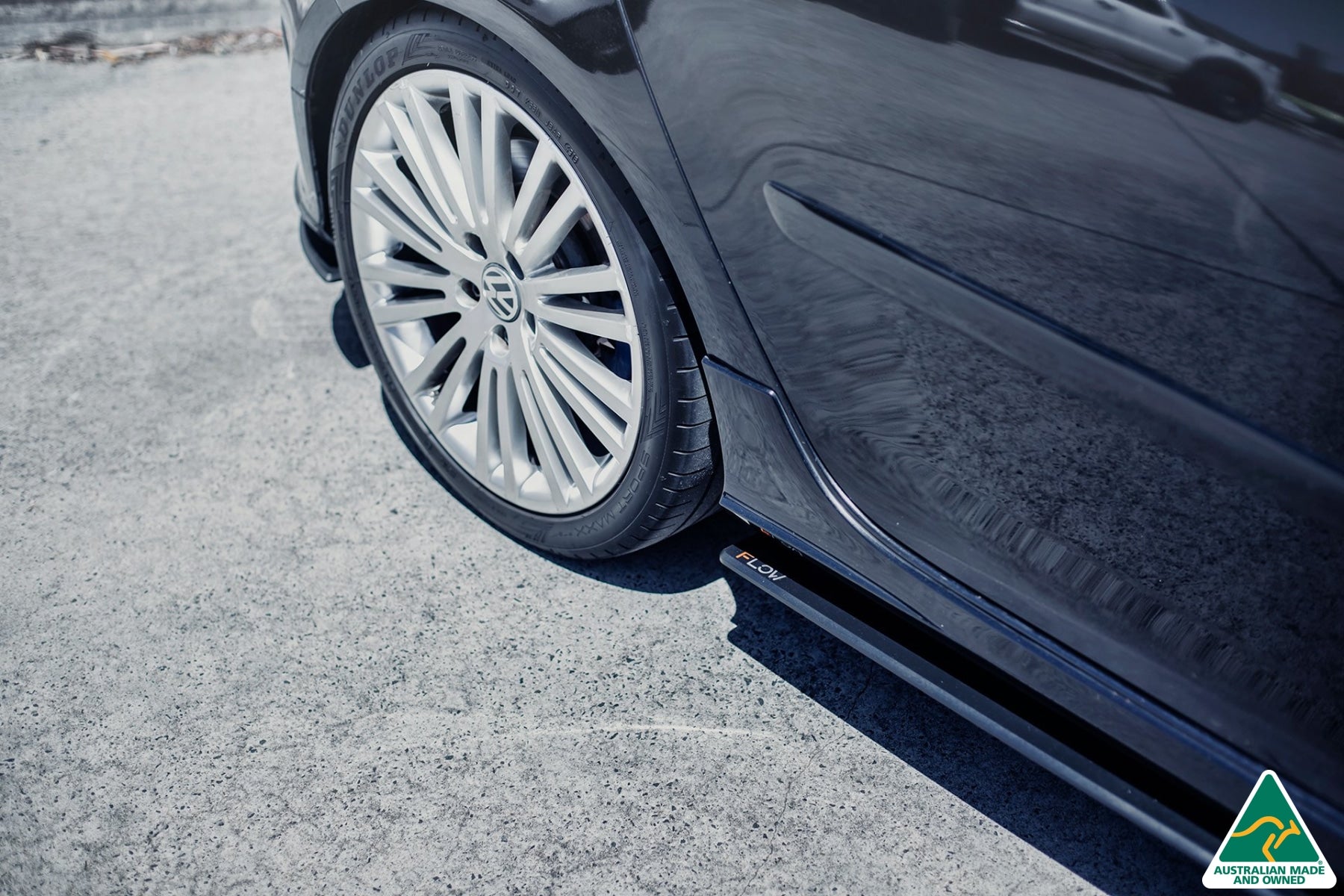 FLOW Designs  MK5 Golf R32 Side Skirt Splitters (Pair)