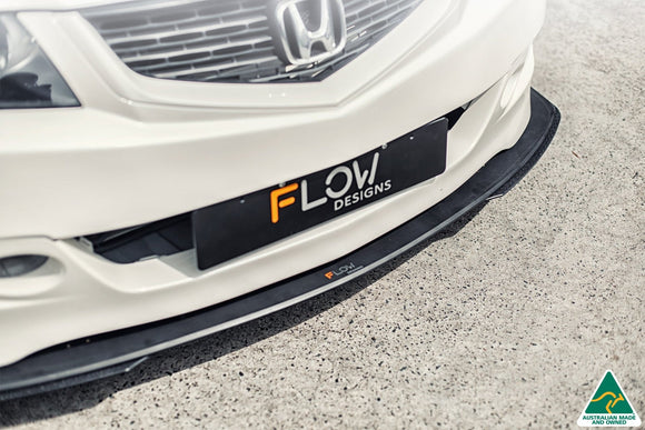 FLOW Designs  Honda Accord Euro CL7/CL9 Front Splitter Extensions - MODE Auto Concepts
