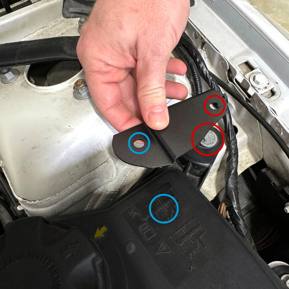 Precision Raceworks  E9x / E8x Driver Side Coolant Tank Brackets - MODE Auto Concepts