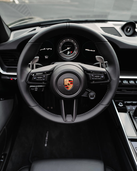 Porsche - GT3 RS Weissach Package Style Aluminum Paddles For JQ Werks Madtrace® Clubsport Magnetic Paddle Shifters - MODE Auto Concepts