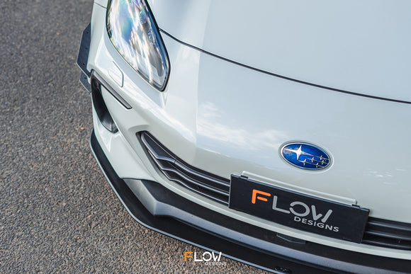 FLOW Designs  ZD8 BRZ Front Lip Splitter (GLOSS) - MODE Auto Concepts
