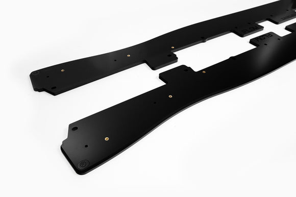 FLOW Designs  ZD8 BRZ STI Side Skirt Splitters (GLOSS: Pair) - MODE Auto Concepts
