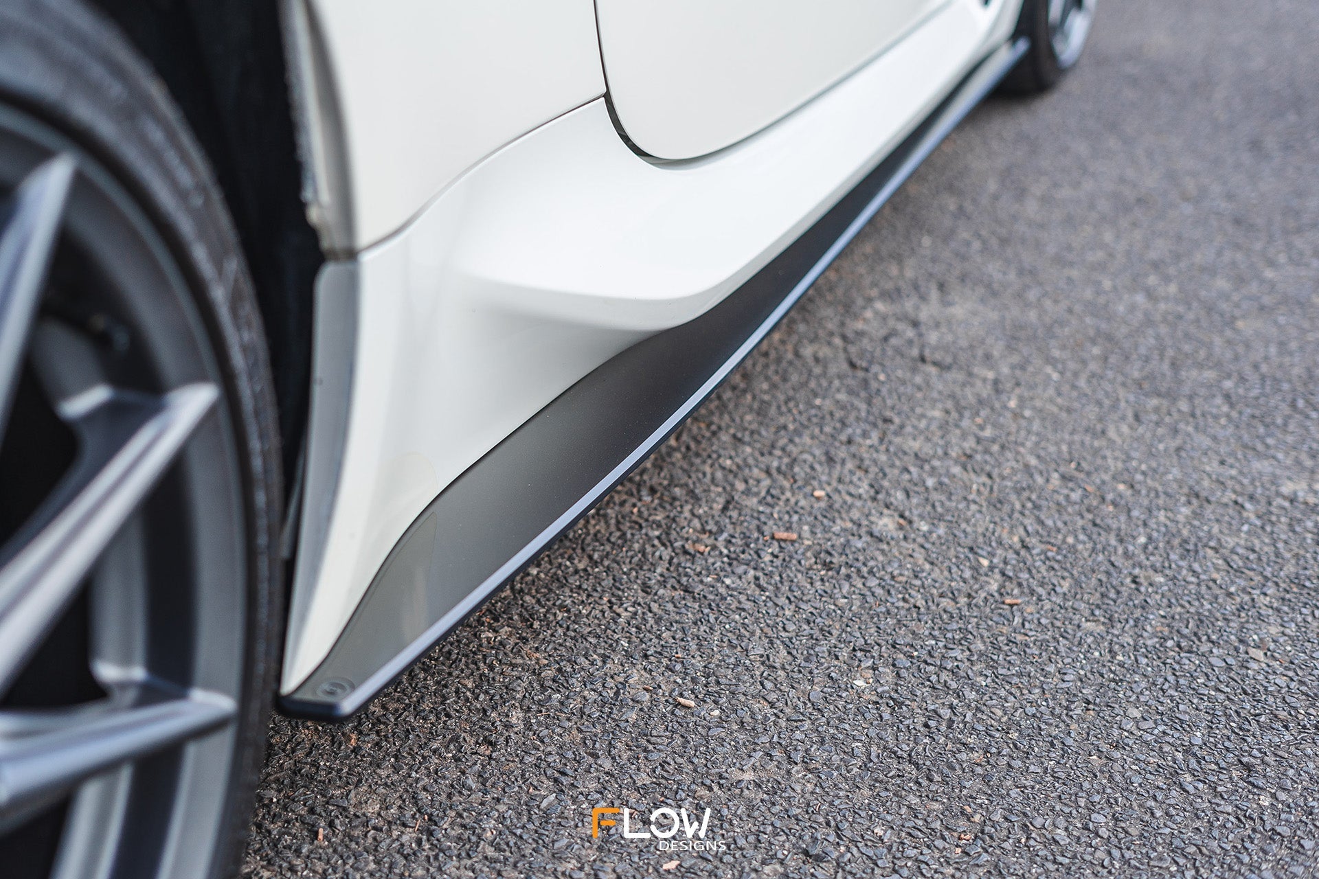 FLOW Designs  ZD8 BRZ Side Skirt Splitters (GLOSS: Pair) - MODE Auto Concepts