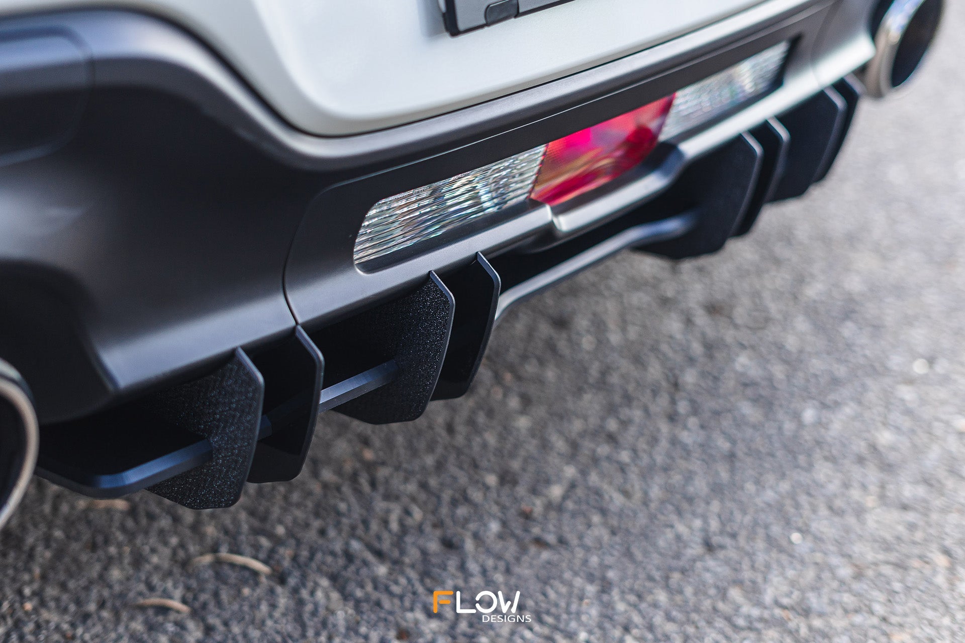 FLOW Designs  ZD8 BRZ Flow-Lock Rear Diffuser (GLOSS) - MODE Auto Concepts
