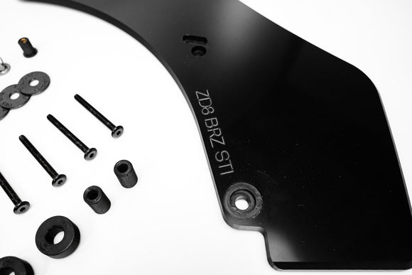 FLOW Designs  ZD8 BRZ STI Rear Spats (GLOSS; Pair) - MODE Auto Concepts