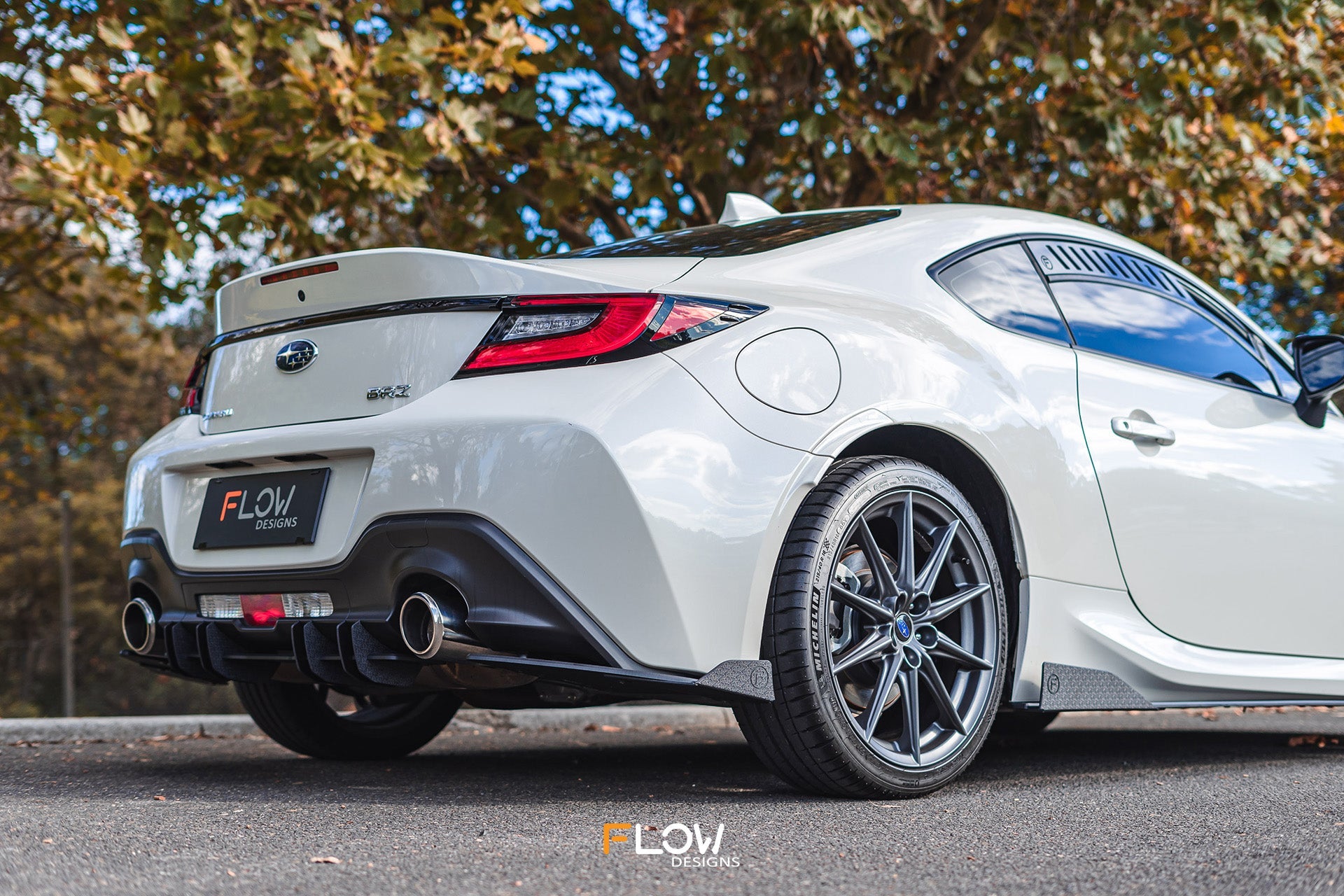 FLOW Designs  ZD8 BRZ Side Skirt Splitter Winglets (Pair) - MODE Auto Concepts