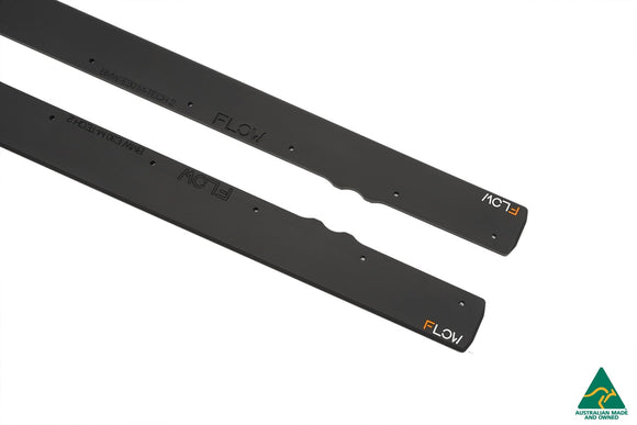 FLOW Designs  E30 M-Tech 2 Side Skirt Splitters (Pair) - MODE Auto Concepts